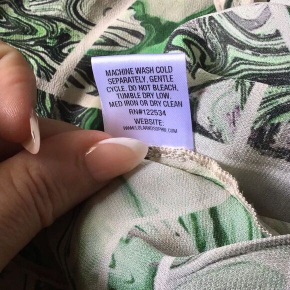 Lola & Sophie Tile Print Drawstring Jacket - Picture 9 of 10